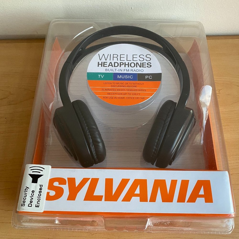 Sylvania wireless headphones (NEW)